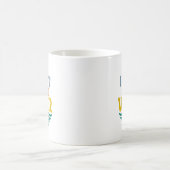 I Left It In The Water – Retro Baptism Faith  Kaffeetasse (Mittel)