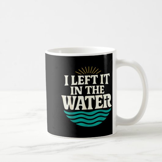 I Left It In The Water – Retro Baptism Faith Kaffeetasse (Rechts)