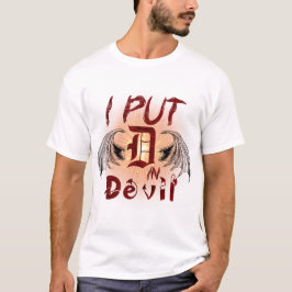 I legte D in Devil Funny Halloween Match Paar T-Shirt