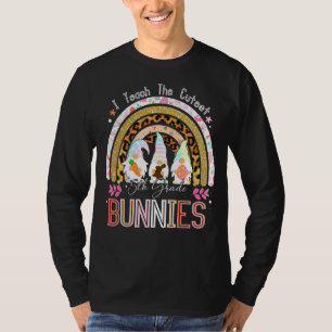 I lehre Niedliche Bunnies Leopard Rainbow E T-Shirt