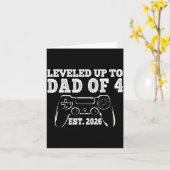 I Leveled Up To Dad Of 4 2026 Promoted To Dad Of F Karte (Gelbe Blume)