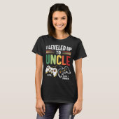 I Leveled Up To Uncle 2023 New Uncle Gamer Promote T-Shirt (Vorne ganz)