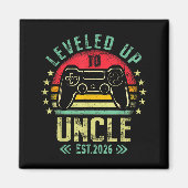 I Leveled Up To Uncle 2026 Promoted To Uncle Level Magnet (Vorne)