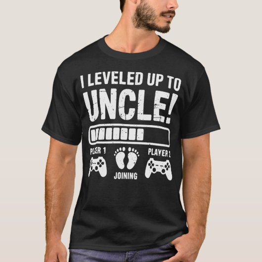 I Leveled Up To Uncle Gaming Men T-Shirt (Vorderseite)