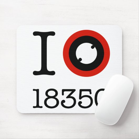 I Liebe 18350 Li-Ionbatterien Mousepad (Mit Mouse)