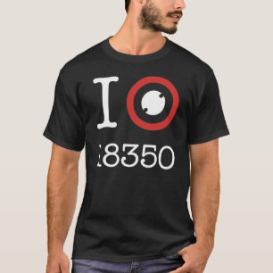 I Liebe 18350 Li-Ionbatterien T-Shirt