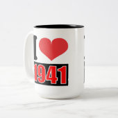 I Liebe 1941 - Tasse (Vorderseite Links)