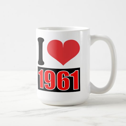 I Liebe 1961 - Tasse (Rechts)