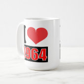 I Liebe 1964 - Tasse (Vorderseite Links)