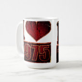 I Liebe 1975 Vintag - Tasse (Vorderseite Links)