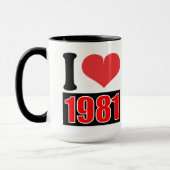 I Liebe 1981 - Tassen (Links)