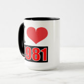 I Liebe 1981 - Tassen (Vorderseite Links)