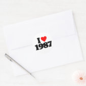 I LIEBE 1987 RUNDER AUFKLEBER (Umschlag)