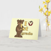 I Liebe 1. Karte (Gelbe Blume)