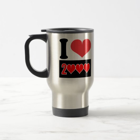 I Liebe 2000 - Tasse (Links)