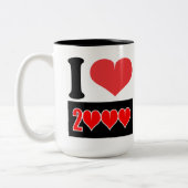 I Liebe 2000 - Tasse (Links)