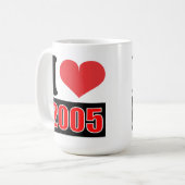 I Liebe 2005 - Tasse (Vorderseite Links)