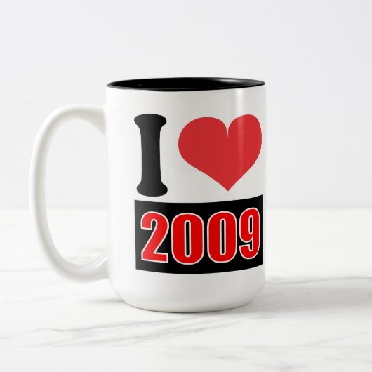 I Liebe 2009 - Tasse (Links)