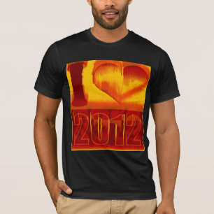 I Liebe 2012 - Feuerwehren Pop Kunst Vintager T - T-Shirt