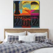 I Liebe 2012 - Leinwand mit kunstgeschmückten Bild (Insitu (Schlafzimmer))