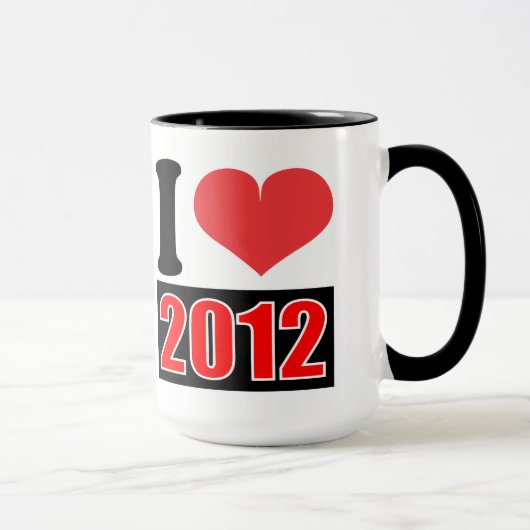 I Liebe 2012 - Tasse (Rechts)