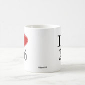 I Liebe 216 Cleveland Kaffeetasse (Mittel)