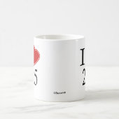 I Liebe 225 Baton-Rouge Kaffeetasse (Mittel)