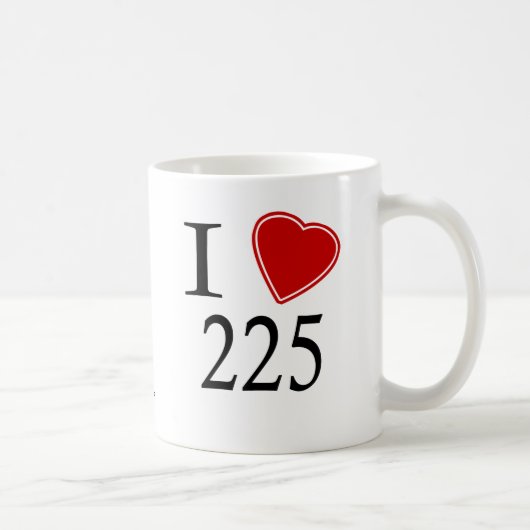 I Liebe 225 Baton-Rouge Kaffeetasse (Rechts)