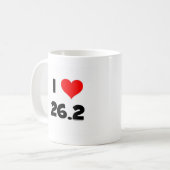 I Liebe 26,2 Kaffeetasse (Vorderseite Links)