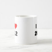 I Liebe 26,2 Kaffeetasse (Mittel)