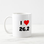 I Liebe 26,2 Kaffeetasse (Links)