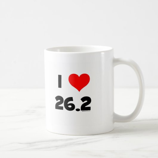 I Liebe 26,2 Kaffeetasse (Rechts)