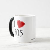 I Liebe 305 Miami Verwandlungstasse (Vorderseite Links)