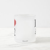 I Liebe 412 Pittsburgh Mattglastasse (Mittel)
