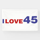 I Liebe 45 Banner (Horizontal)