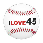 I Liebe 45 Baseball (Rückseite)