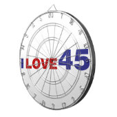 I Liebe 45 Dartscheibe (Vorderseite rechts)