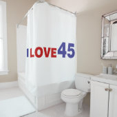 I Liebe 45 Duschvorhang (Beispiel)