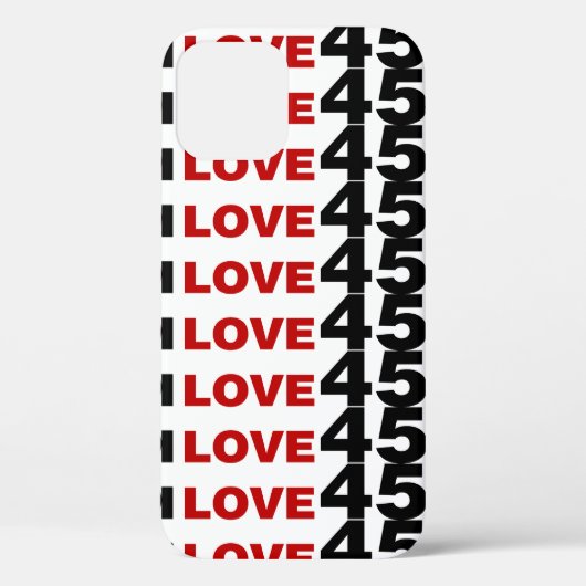 I Liebe 45 Fall Mate iPhone Case-Mate iPhone Hülle (Rückseite)