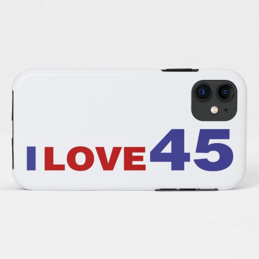 I Liebe 45 Fall Mate iPhone Case-Mate iPhone Hülle (Rückseite (Horizontal))