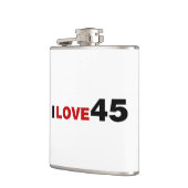 I Liebe 45 Flachmann (Links)