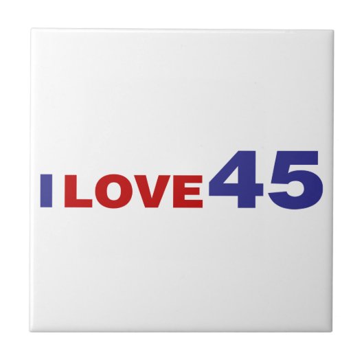 I Liebe 45 Fliese (Vorderseite)