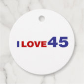 I Liebe 45 Geschenkanhänger (Vorderseite)