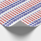 I Liebe 45 Geschenkpapier (Ecke)