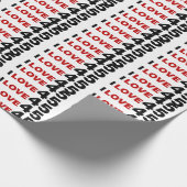I Liebe 45 Geschenkpapier (Ecke)