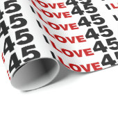I Liebe 45 Geschenkpapier (Rolleneckpunkt)