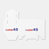 I Liebe 45 Geschenkschachtel (Ungefaltet)