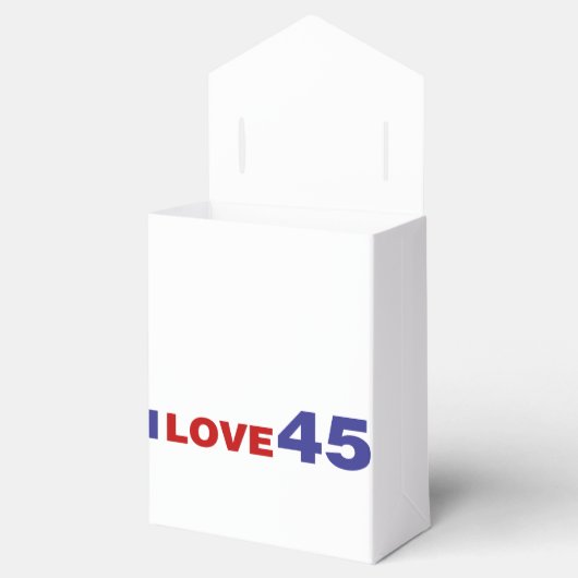 I Liebe 45 Geschenkschachtel (Geöffnet)