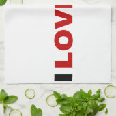 I Liebe 45 Geschirrtuch (Gefaltet)