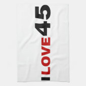 I Liebe 45 Geschirrtuch (Vertikal)